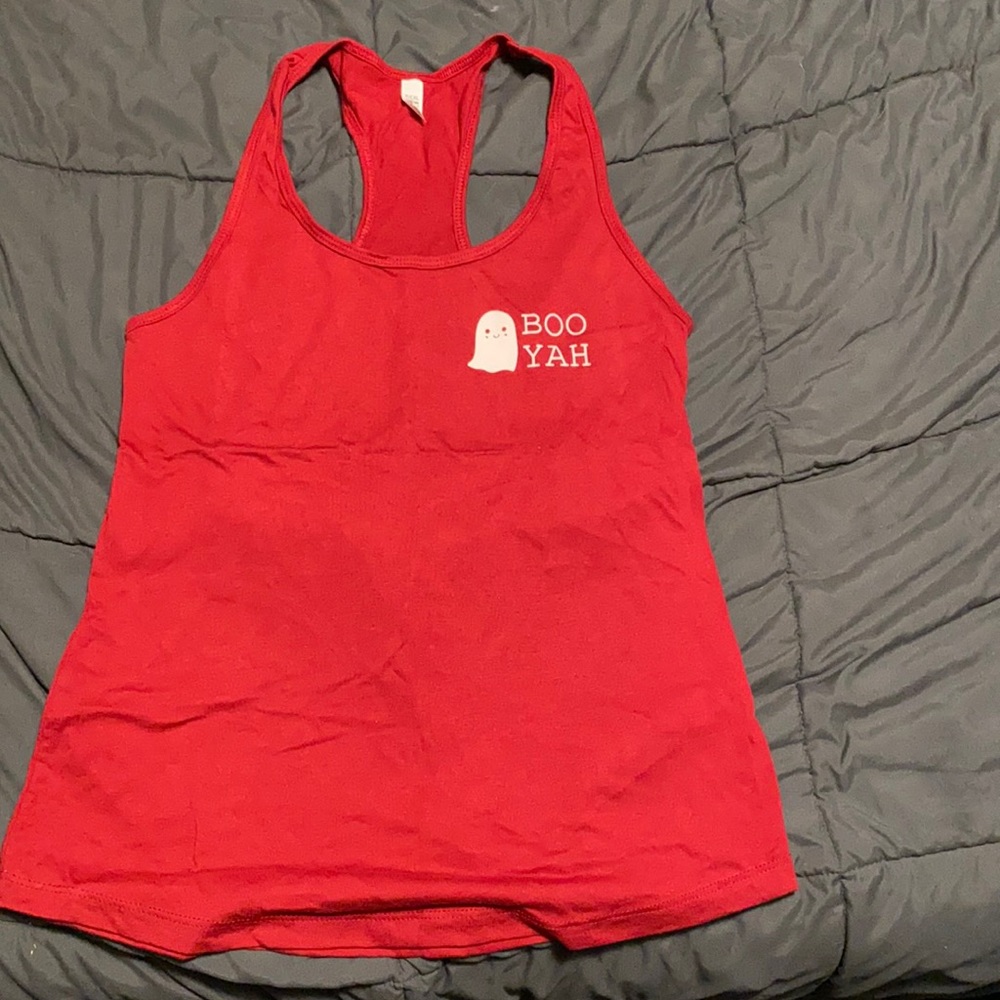 Red Boo Yah Tank Top - Size Large